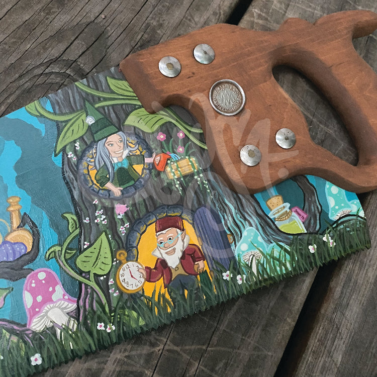 Alice themed gnomie saw - Original