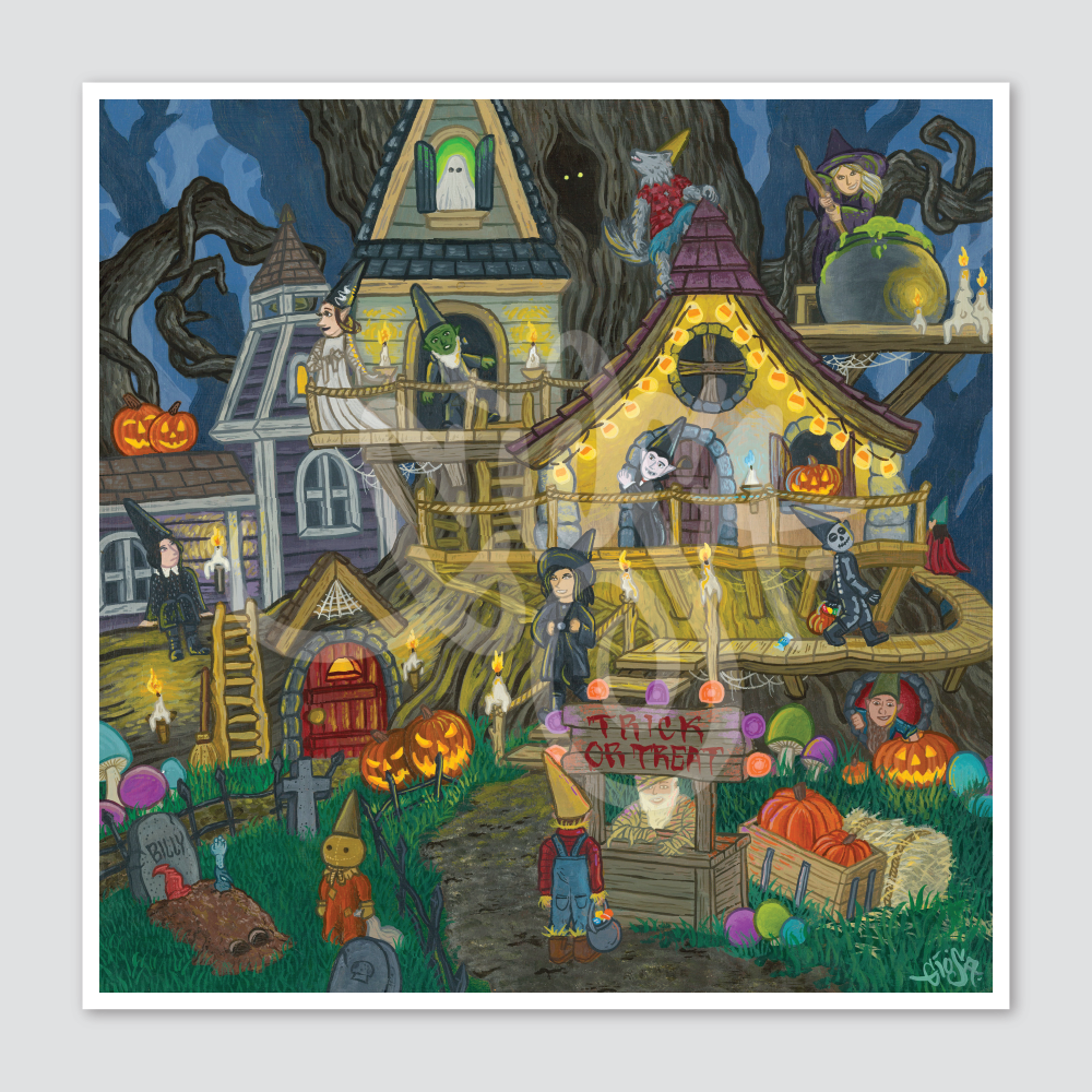 Haunted Gnomies - Print