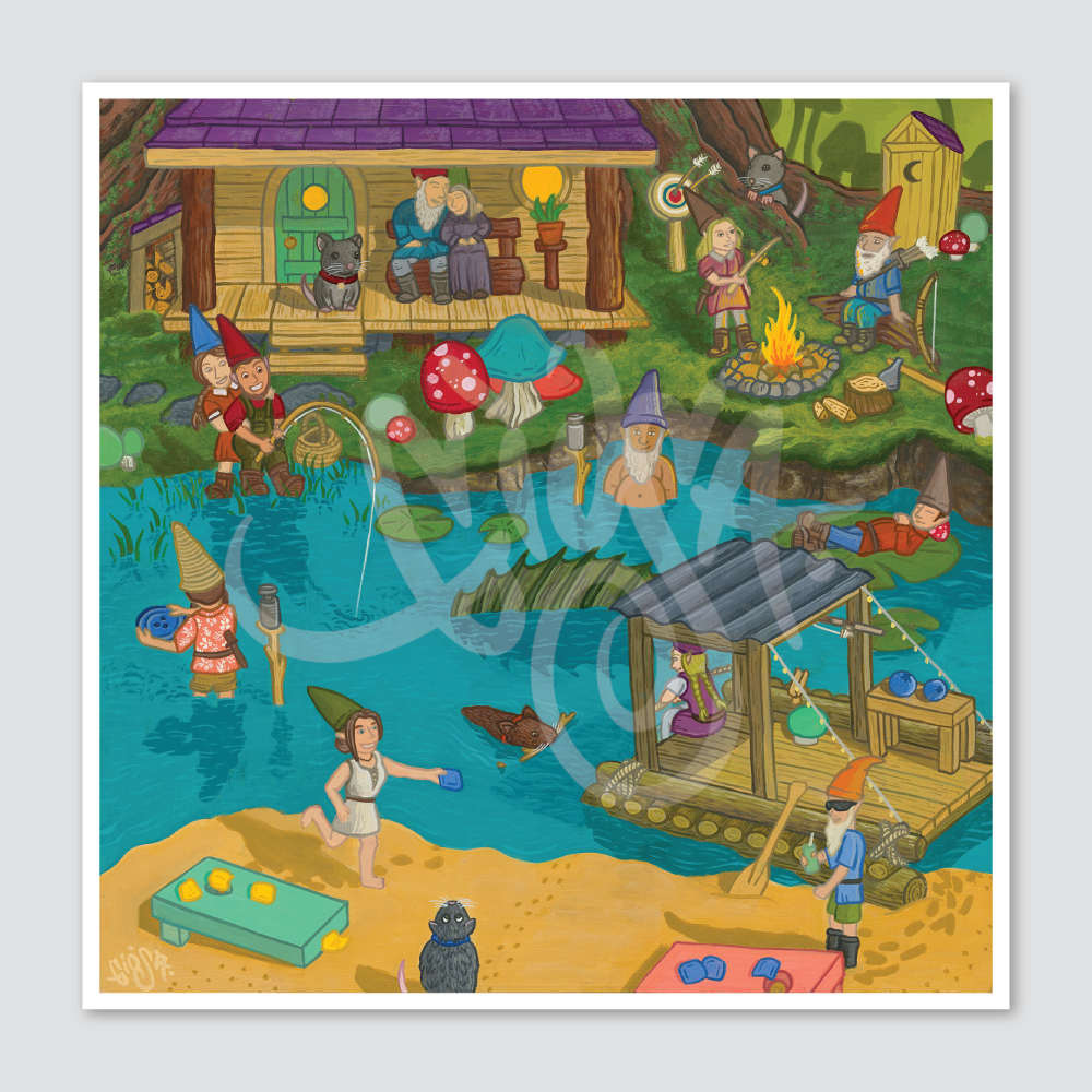 Lake Gnomies - Print