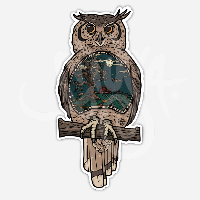 Nocturnal Bliss Vinyl Sticker
