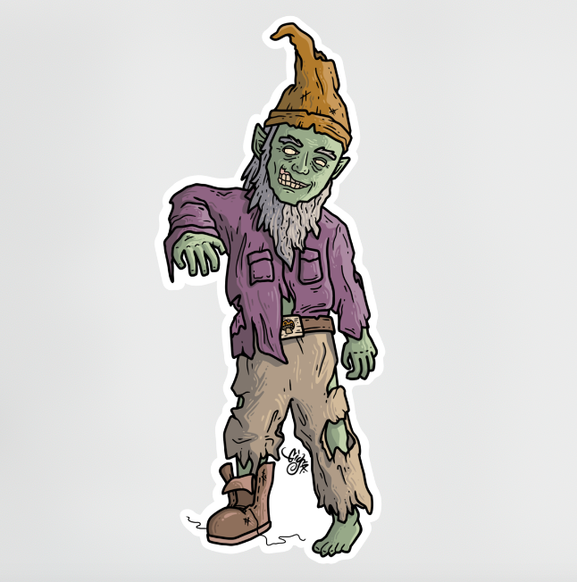 Billy Gnomie Vinyl Sticker