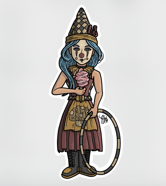 Tris Gnomie Vinyl Sticker