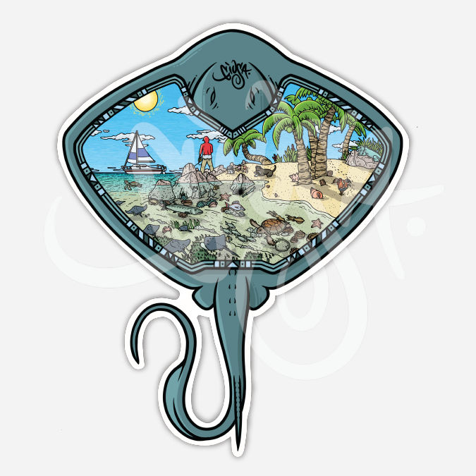 Sunray Vinyl Sticker