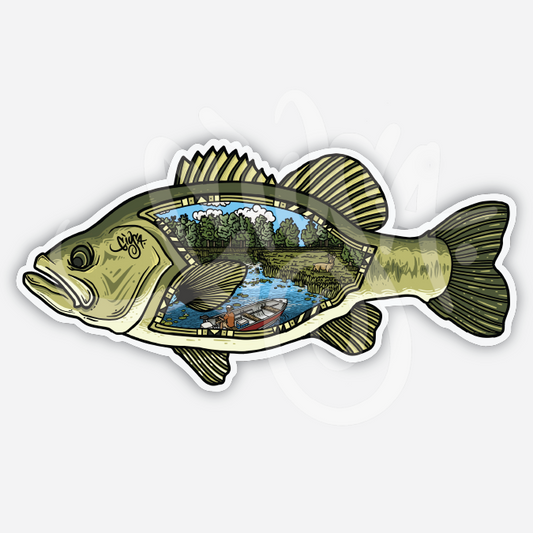 Topwater Alley Vinyl Sticker